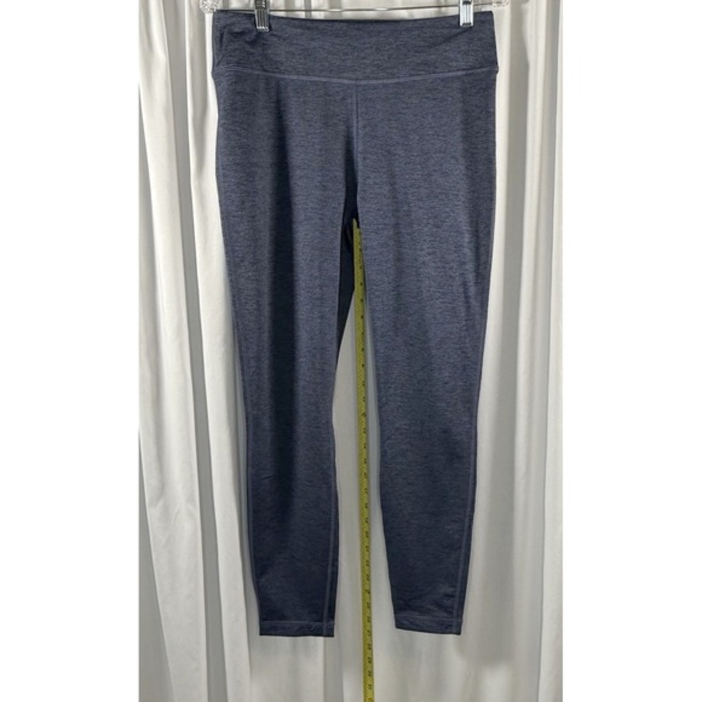 Columbia Dark Blue Heathered Leggings Activewear M Goprcore Sporty 87-02 - Picture 8 of 13
